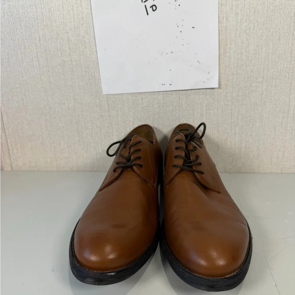 Stafford Mens Dress Shoes Lace Up Italian Leather Upper F21668‎ Brown Size 13